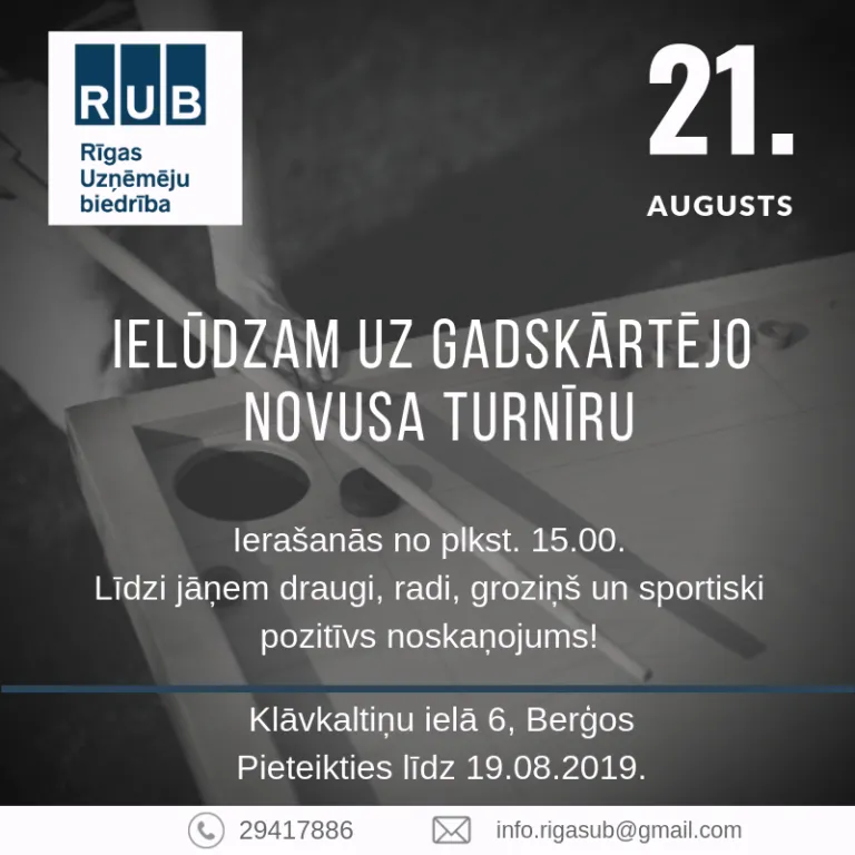 Tradicionālais novusa turnīrs 21.08.2019.