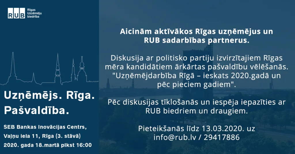 Diskusija ar Rīgas mēra amata kandidātiem