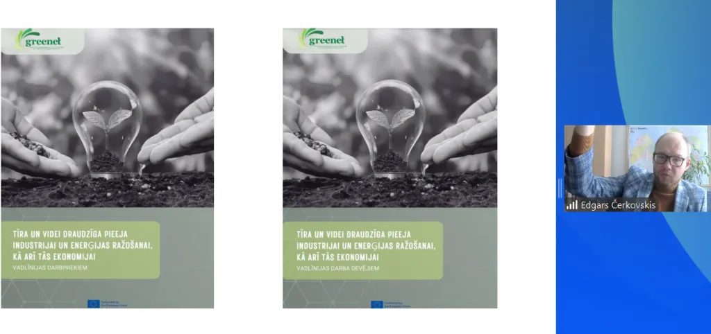 ESF projekta GREENET Latvijas darbnīca